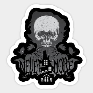 Gothic Poe Sticker